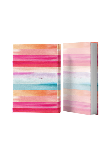 תמונה של 2 גליונות עטיפת ספרים דגם צבעי מים