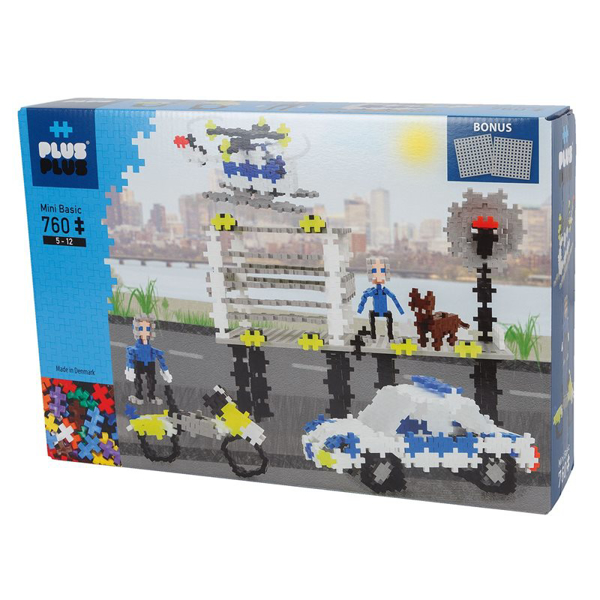 תמונה של משחק הרכבה פלוס פלוס דגם משטרה 760 חלקים