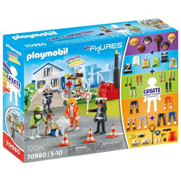 תמונה של פליימוביל סט דמויות להרכבה חילוץ והצלה 70980