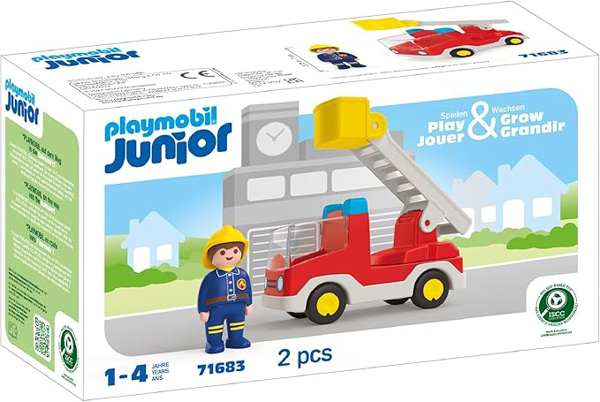 תמונה של פליימוביל כבאית עם סולם לגיל הרך ג'וניור 71683