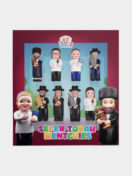 תמונה של קינדער וועלט סט 8 דמויות עם  ספרי תורה