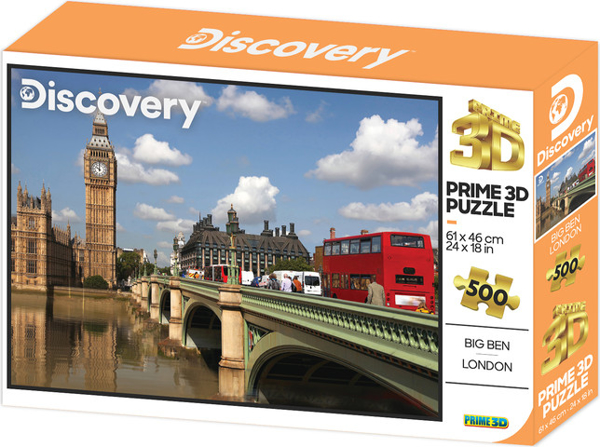 תמונה של פאזל תלת מימד ביג בן לונדון 500 חלקים