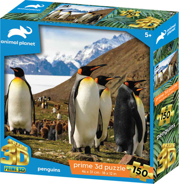 תמונה של פאזל תלת מימד פינגווינים 150 חלקים